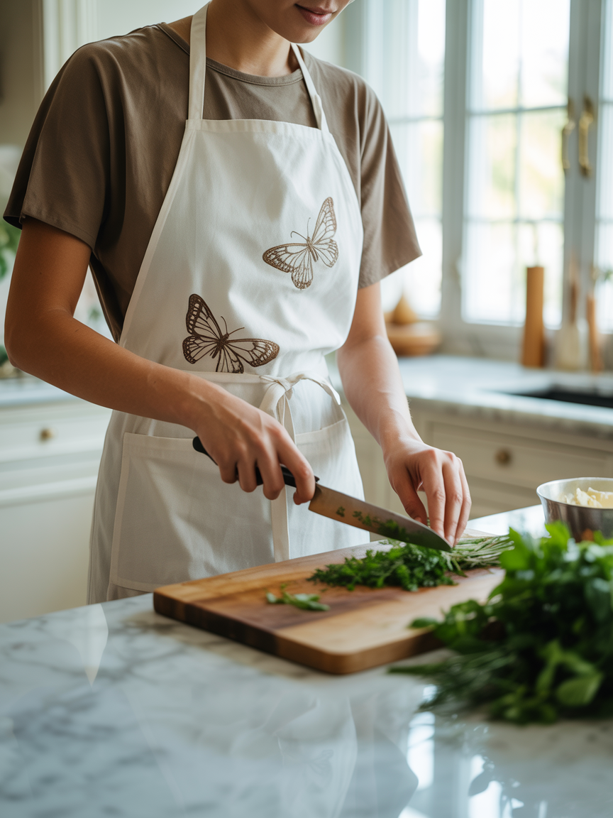 Find Strength in Stillness Apron