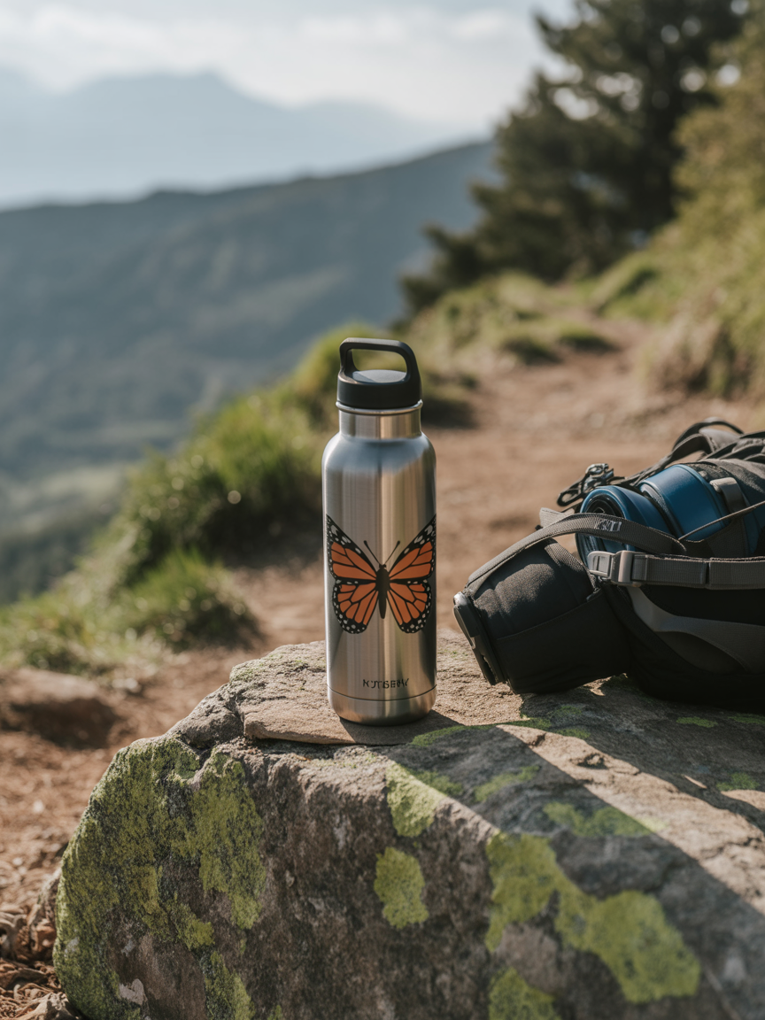 Butterfly Water Bottle